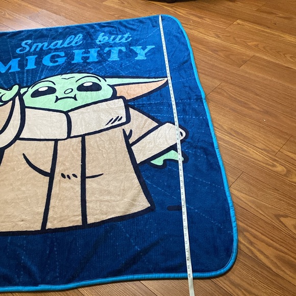 Star Wars Baby Yoda The Mandalorian child super soft plush throw blanket - Picture 4 of 12